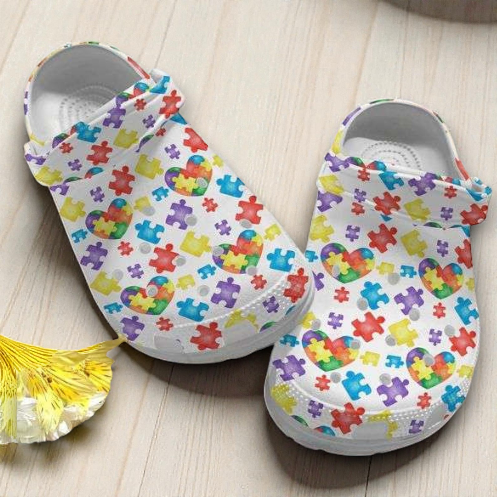 Autism Awareness Day Heart Autism Puzzle Pieces Classic Crocs Autism Awareness Day Heart Autism Puzzle Pieces Classic Crocs