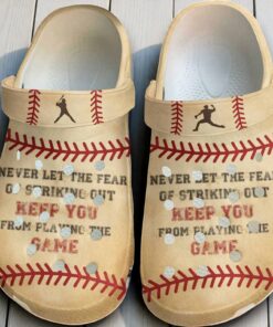 Baseball Motivation Crocs – “Keep You From Playing The Game” Classic Crocs