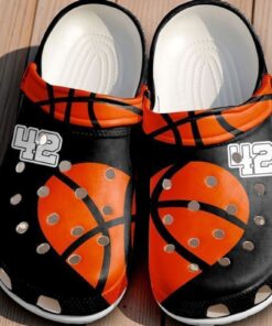 Basketball Personalized Heart Classic Crocs
