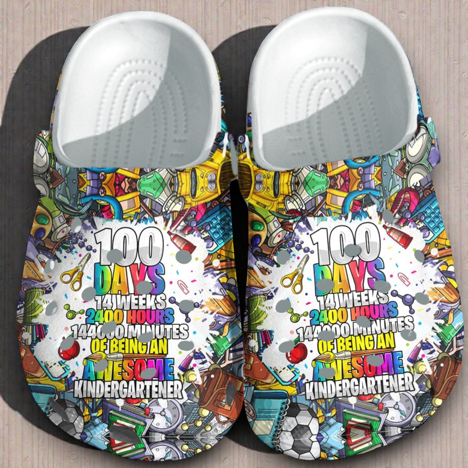 Being An Awesome Kindergartener Shoes Crocbland Clog Gift Being An Awesome Kindergartener Shoes Crocbland Clog Gift