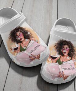 Black Girl Loves Book And Wine Shoe   Book Girl Wine Outdoor Shoes Birthday Gift For Women Girl Mother