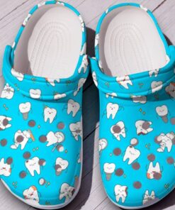 Cartoon Teeth Pain Shoes   Dentist clog Birthday Gift For Boy Girl Men Women
