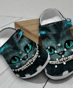 “The Cheshire Grin” – Creepy Smiling Cat Crocs