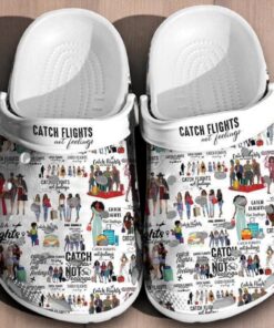 “Catch Flights, Not Feelings” – Black Girl Travel Magic Crocs