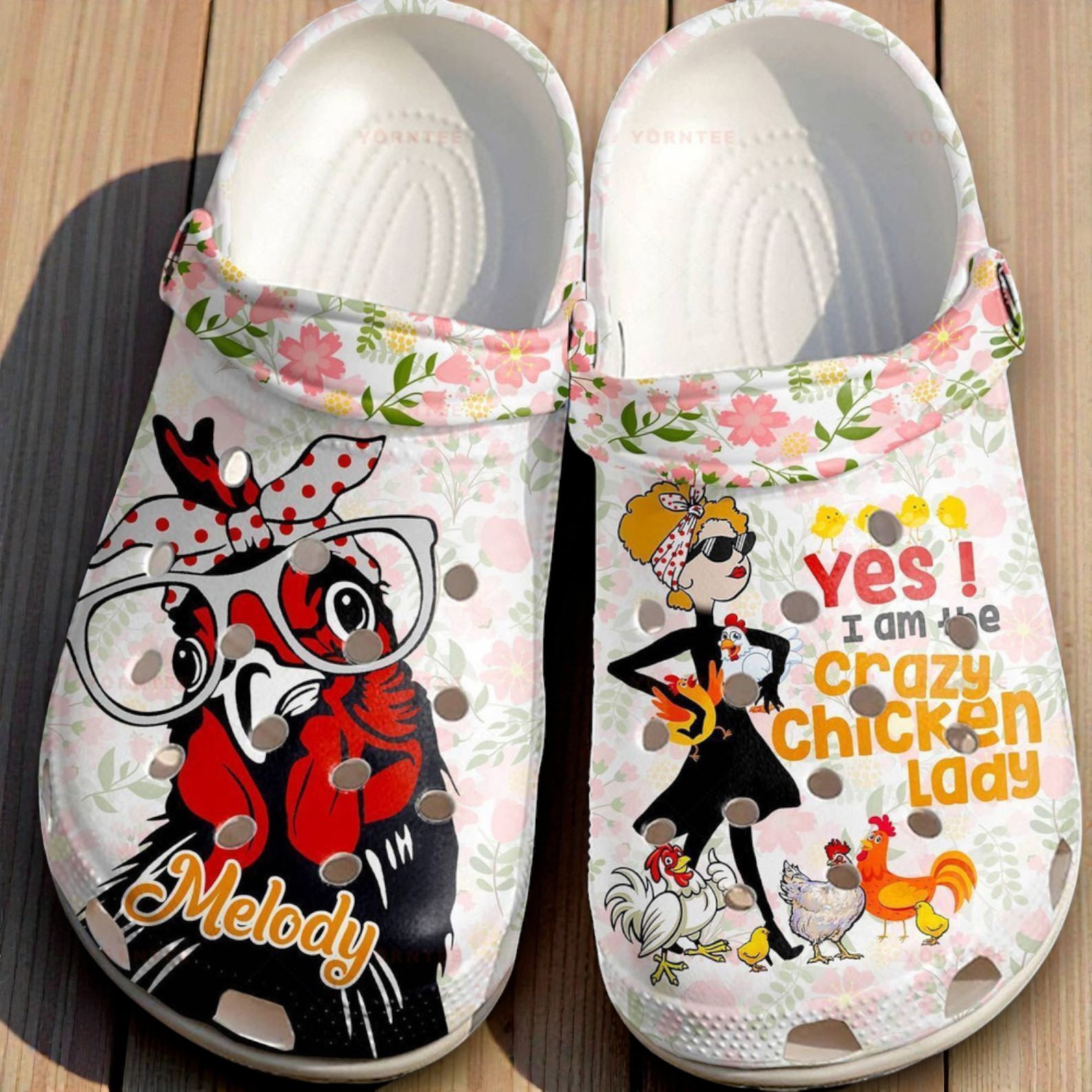 Crazy Chicken Lady Gift For Lover Classic Crocs Crazy Chicken Lady Gift For Lover Classic Crocs