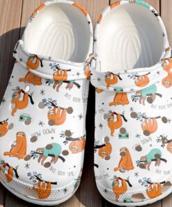 Cute Sloth Pattern Shoes   Cute Animal Crocbland Clog Birthday Gift