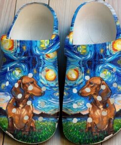 Dachshund Blue Sky Classic Crocs