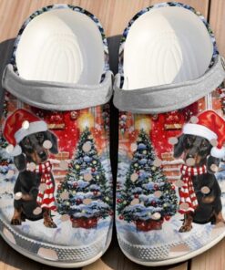 Dachshund Christmas Classic Crocs