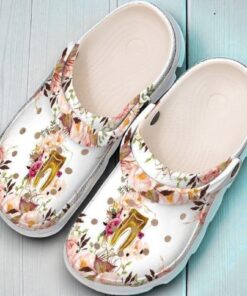 Dental Assistant Floral Dentistry Classic Crocs