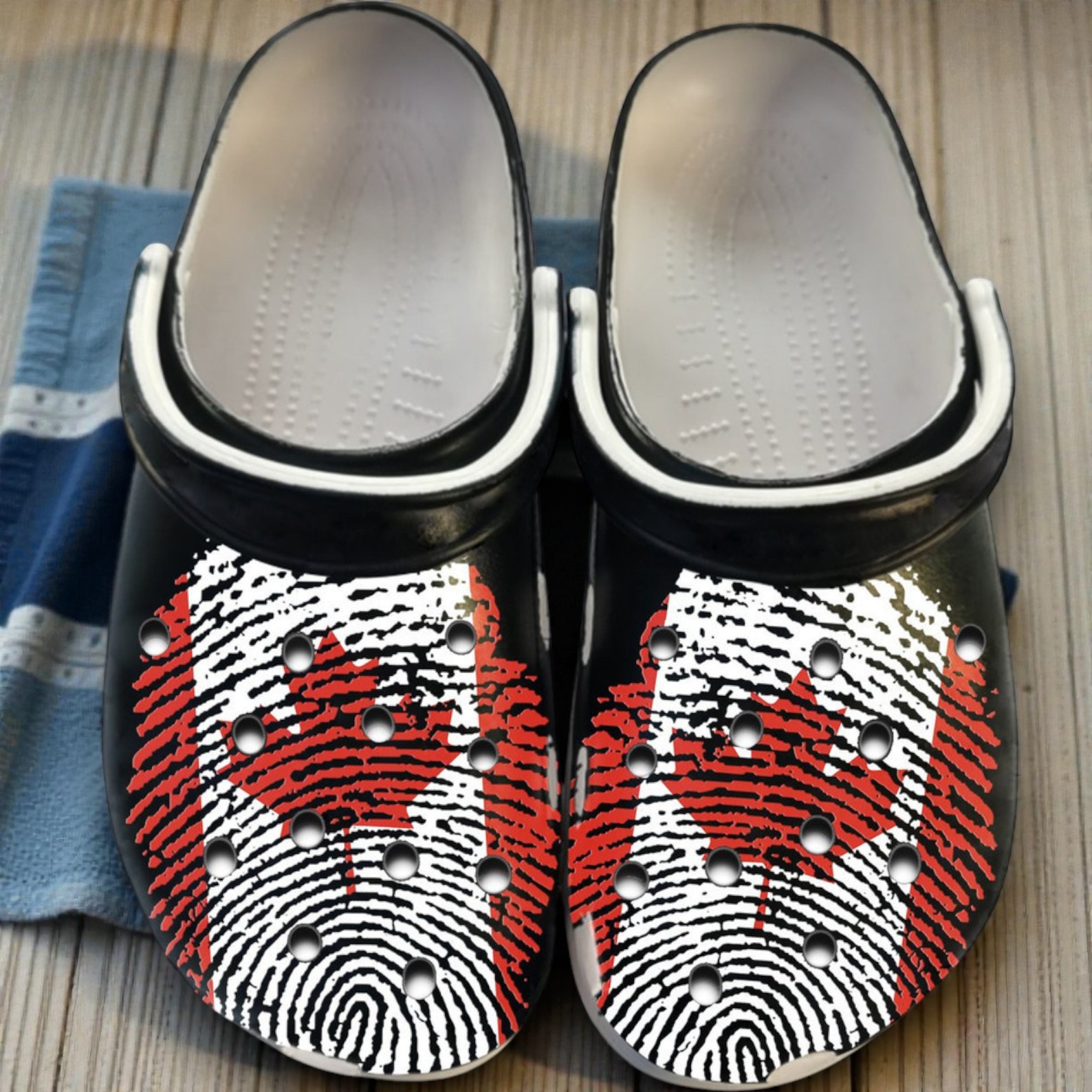 Canadian DNA Fingerprint Crocs – Canada Flag Pattern Classic Crocs Canadian DNA Fingerprint Crocs – Canada Flag Pattern Classic Crocs