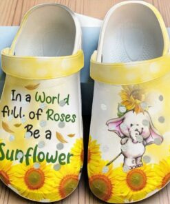 Elephant Crcocband Personalized Be A Sunflower Classic Crocs