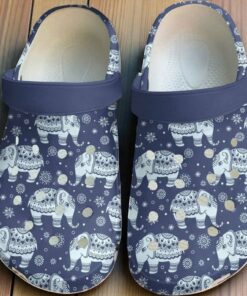 Elephant Ethnic Mandala 102 Gift For Lover Classic Crocs