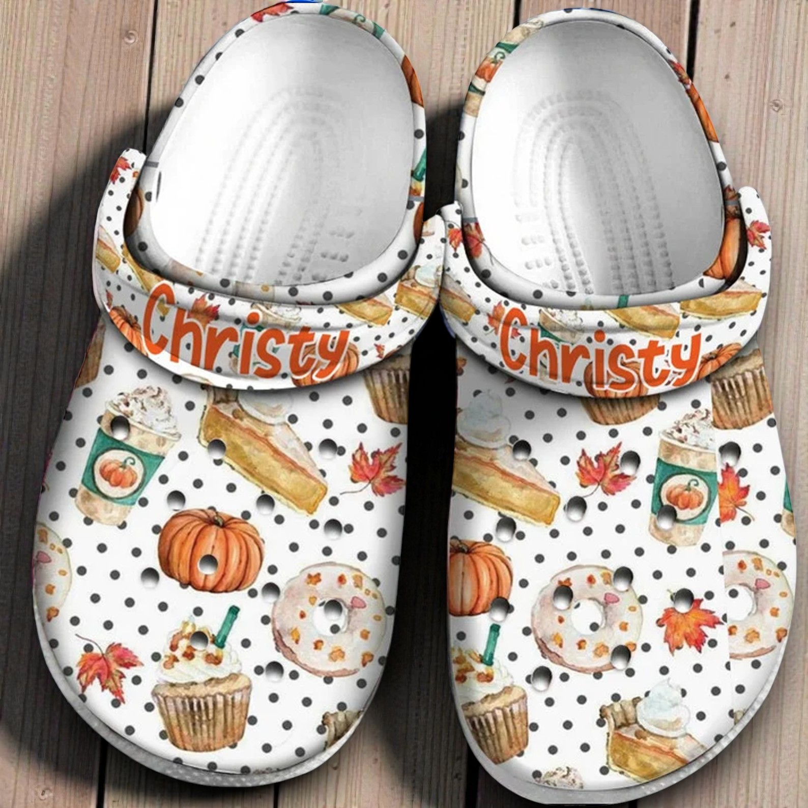 “Hello Pumpkin” – Personalized Fall Treats & Polka Dot Crocs “Hello Pumpkin” – Personalized Fall Treats & Polka Dot Crocs