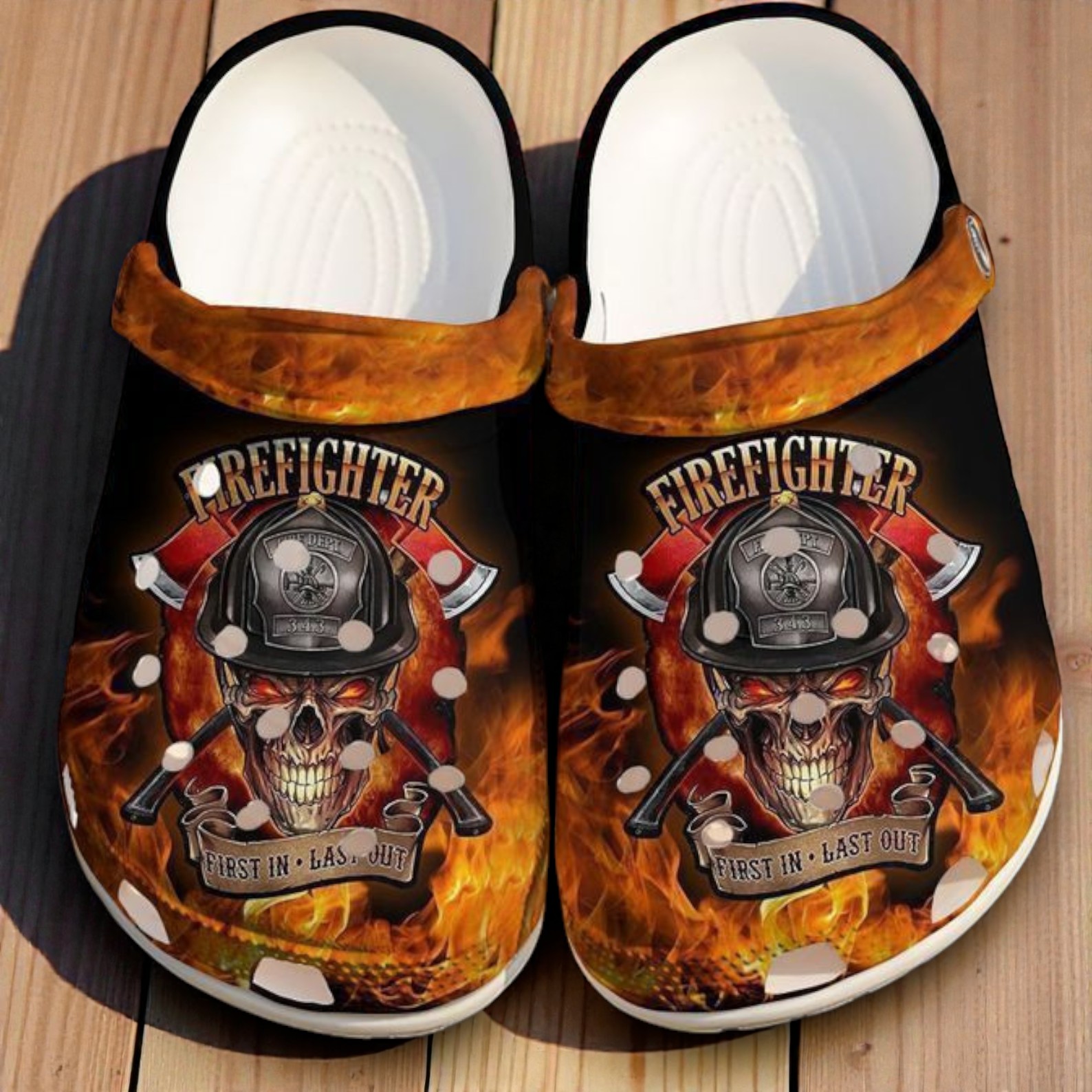 Firefighter “First In Last Out” Crocs Firefighter “First In Last Out” Crocs