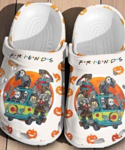 Friends Horror Movies Halloween Classic Crocs