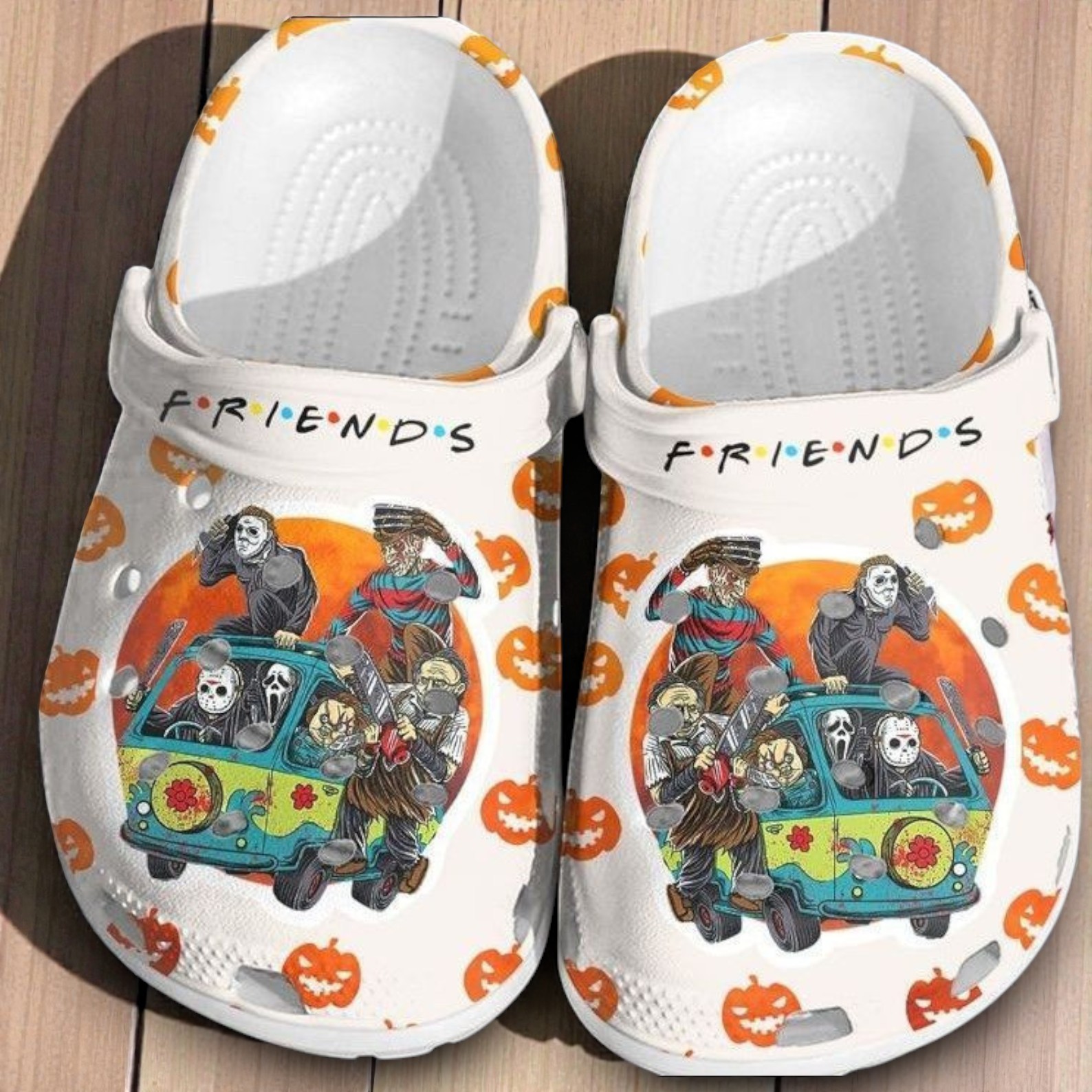Friends Horror Movies Halloween Classic Crocs Friends Horror Movies Halloween Classic Crocs