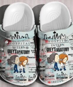 Grey’s Anatomy Hospital Crocs – Meredith & Cristina “You’re My Person” Medical Shoes