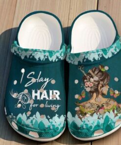 Hairstylist I Slay Hair For Living For Men And Women Classic Crocs