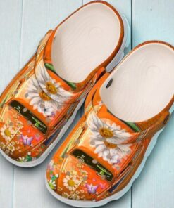 Hippie A Peace Car Classic Crocs