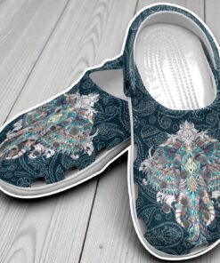 Hippie Art Elephant Shoes Crocbland Clogs Birthday Gifts For Children