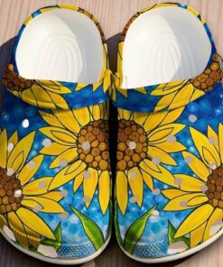 Hippie Love Sunflowers 102 Gift For Lover Classic Crocs