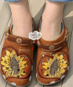 Hippie Personalized Spirit Flower Clog Shoes