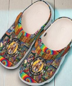 Hippie Sunflower Girl Clog Shoes