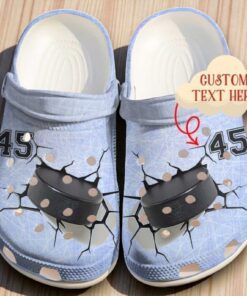 Hockey Personalized Crack Classic Crocs