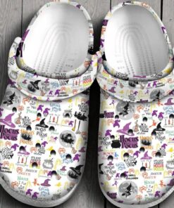 Hocus Pocus White Classic Crocs