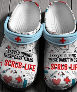 Scrub Life Medical Nurse Crocs – Healthcare Worker Tribute Shoes