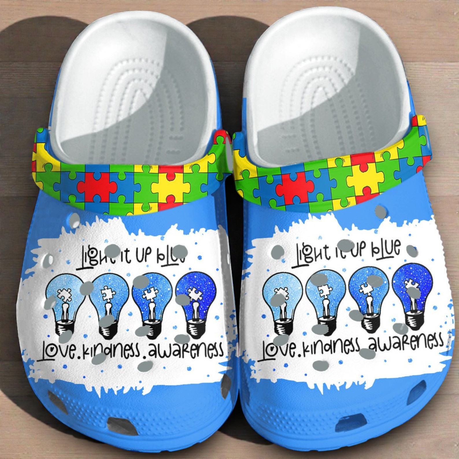 Light It Up Blue Clogs – Autism Awareness Shoes Gifts For Men Women Light It Up Blue Clogs – Autism Awareness Shoes Gifts For Men Women
