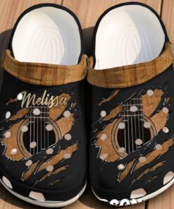 Music Personalized Guitar Crack Classic Crocs