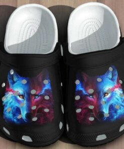 Mystery Wolf Classic Crocs