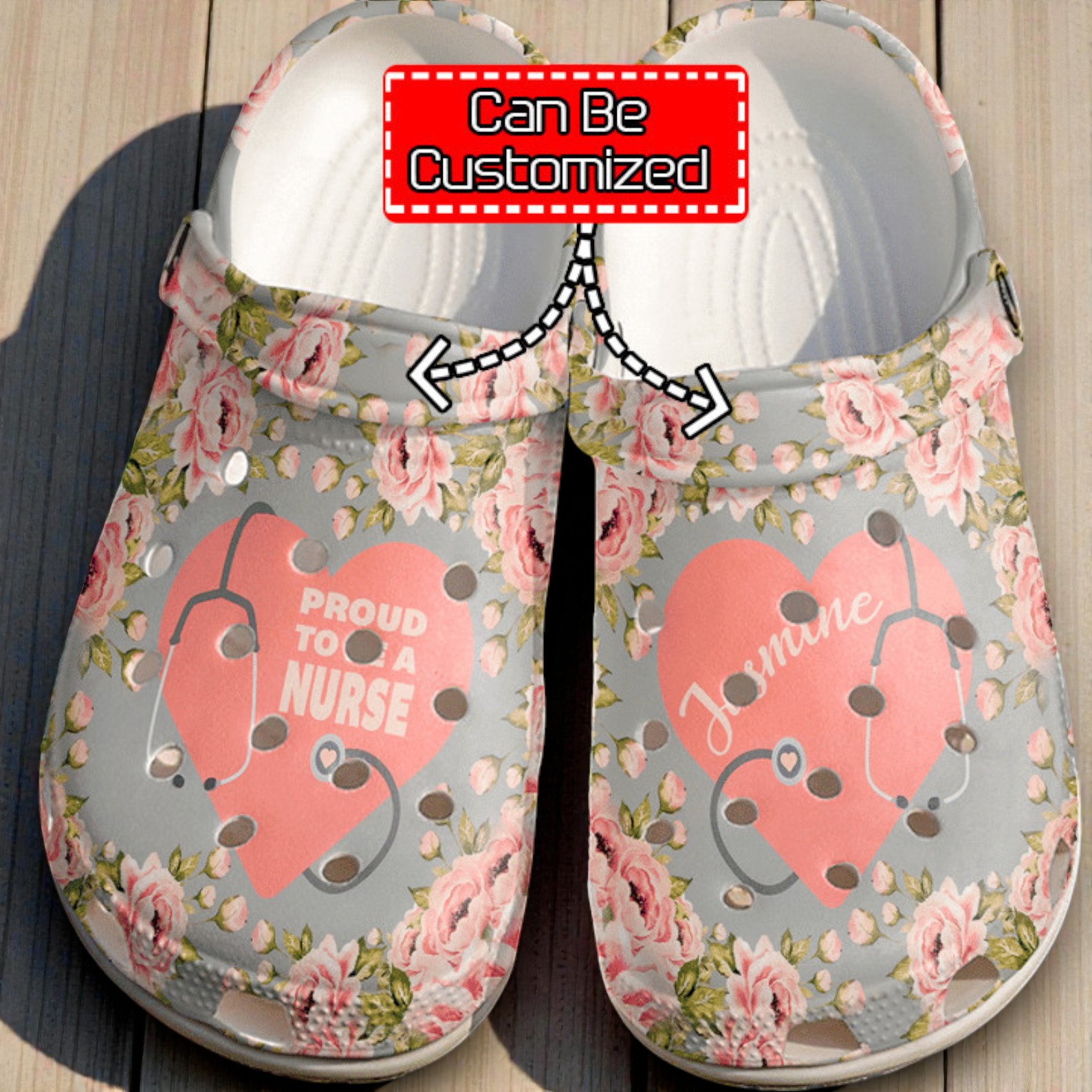 Nurse Nurse Personalized Proud To Be A clog Shoes For Men And Women Nurse Nurse Personalized Proud To Be A clog Shoes For Men And Women