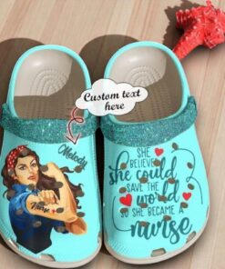 Nurse Personalized She Believed Could Classic Crocs