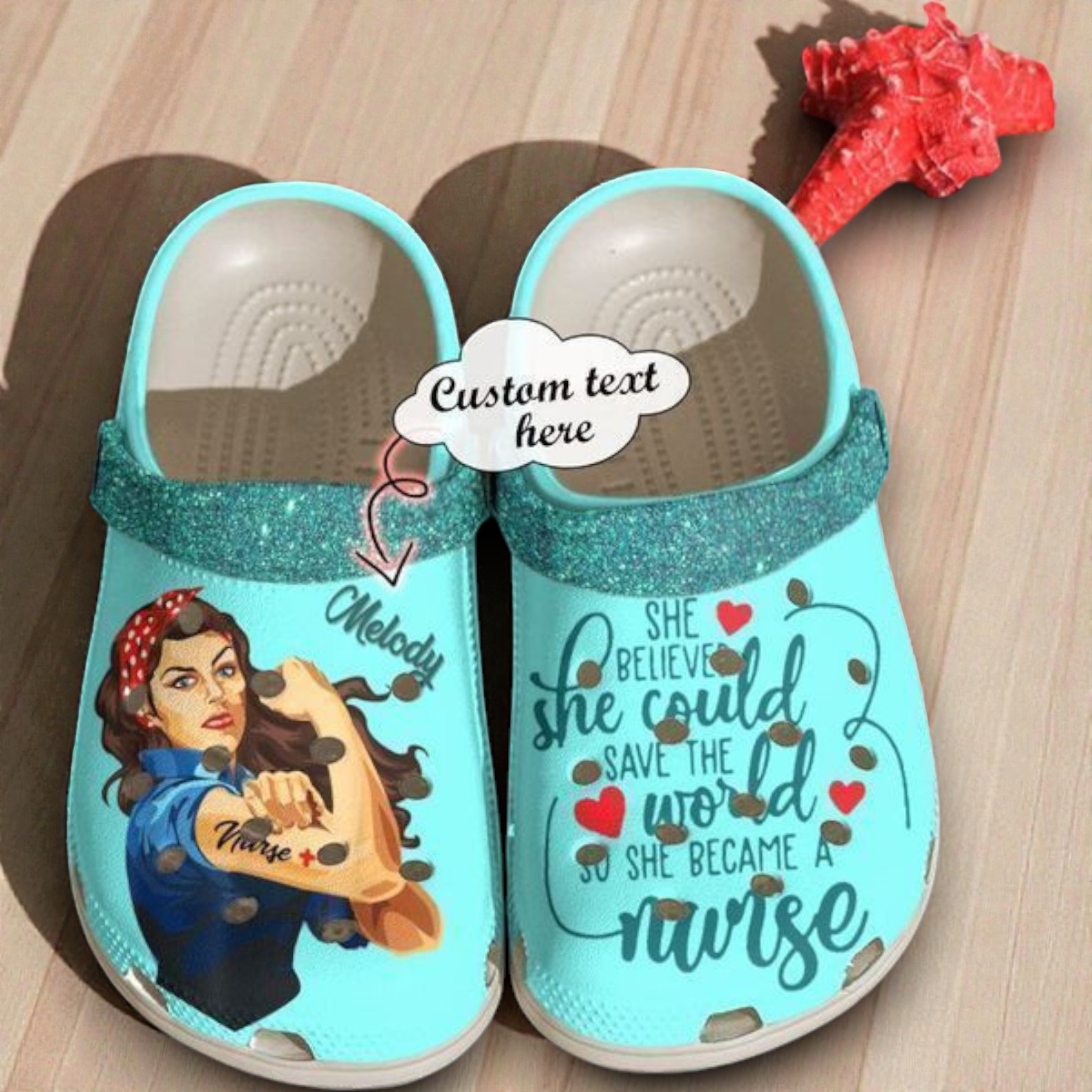 Nurse Personalized She Believed Could Classic Crocs Nurse Personalized She Believed Could Classic Crocs