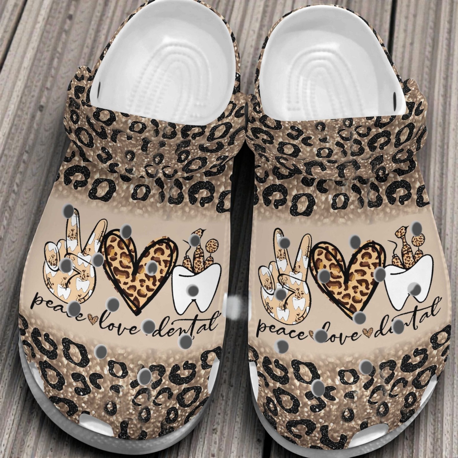 Peace Love Dental Shoes Dentist Clogs Birthday Gift For Friends Peace Love Dental Shoes Dentist Clogs Birthday Gift For Friends