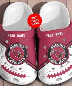 Personalized Arizona Cardinals Nfl Fans Crocband Clogs