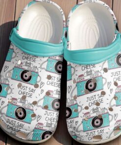 Photographing Just Say Cheese Classic Crocs