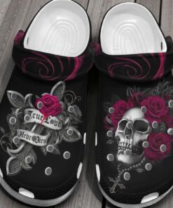 Skull True Lover Never Dies Classic Crocs