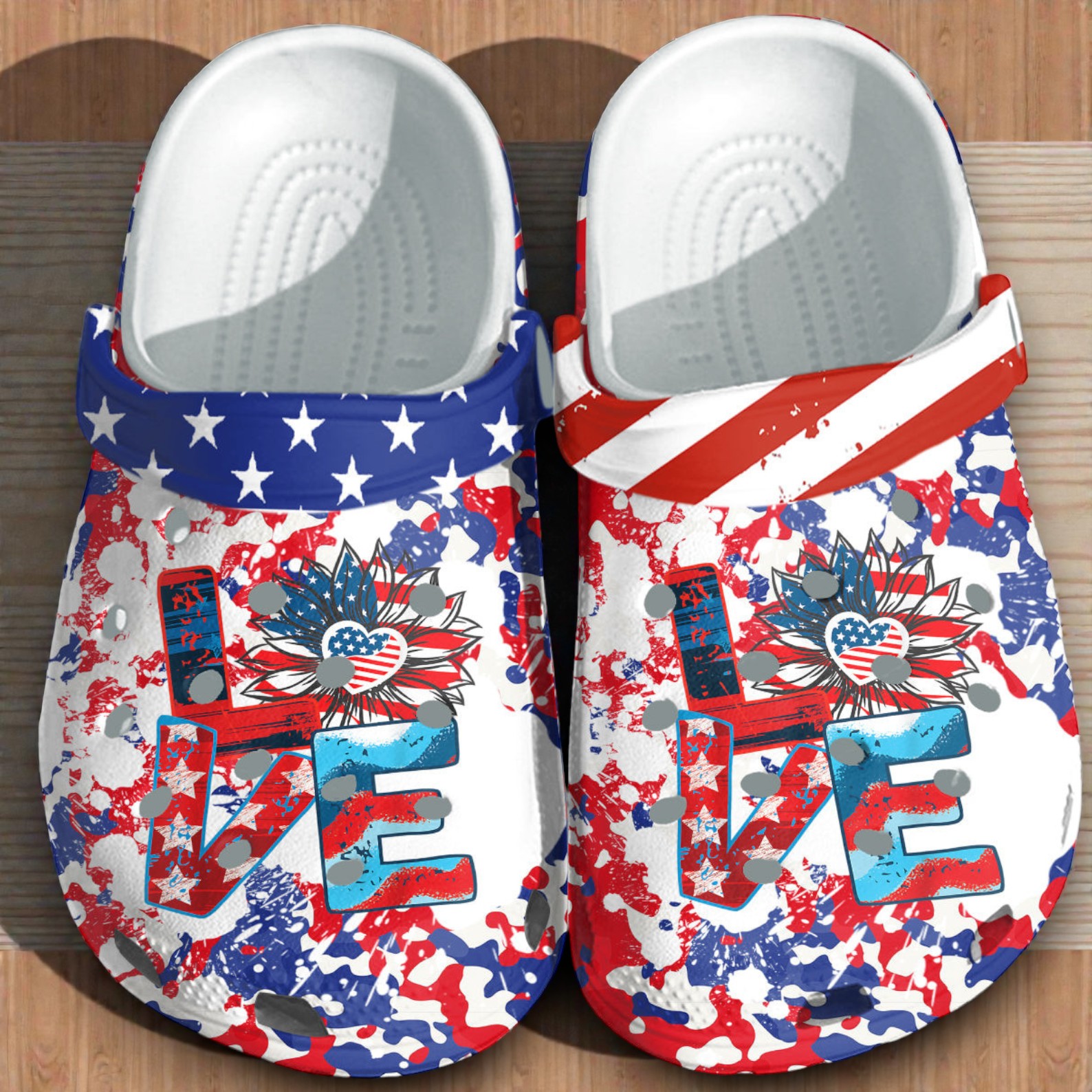 Sunflower Love Sign 4th Of July Shoes Gift Women Hippie Tie Dye Flower America Flag Shoes Birthday Gift Sunflower Love Sign 4th Of July Shoes Gift Women Hippie Tie Dye Flower America Flag Shoes Birthday Gift