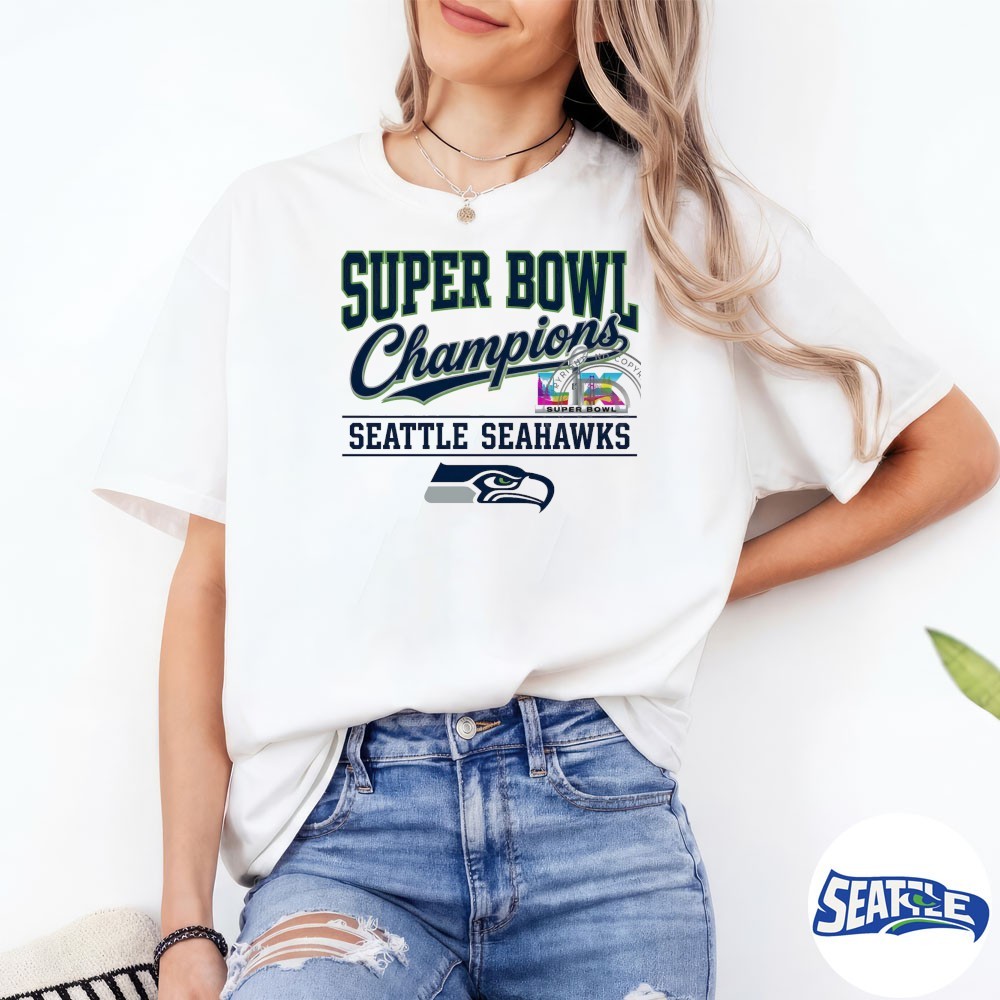 2025 Super Bowl LX Champions Seattle Seahawks Logo Shirt 2025 Super Bowl LX Champions Seattle Seahawks Logo Shirt