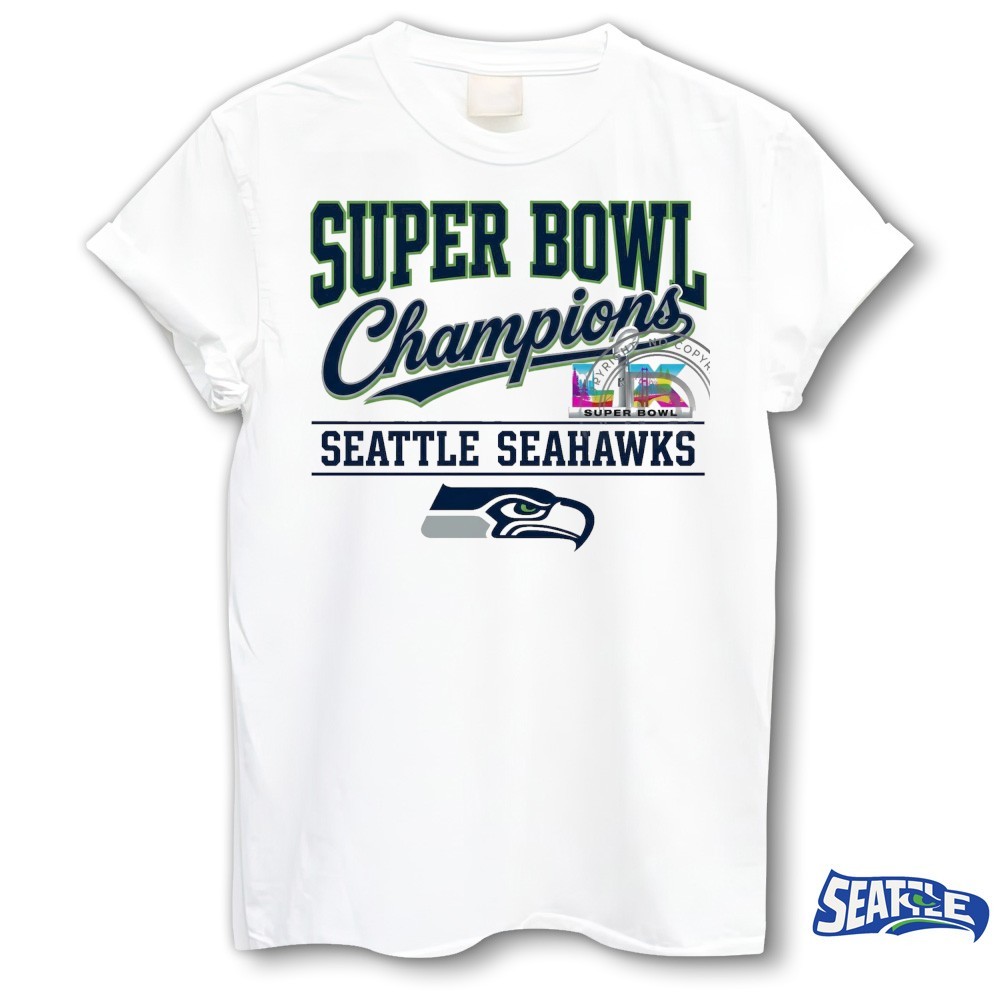 2025 Super Bowl LX Champions Seattle Seahawks Logo Shirt 2025 Super Bowl LX Champions Seattle Seahawks Logo Shirt