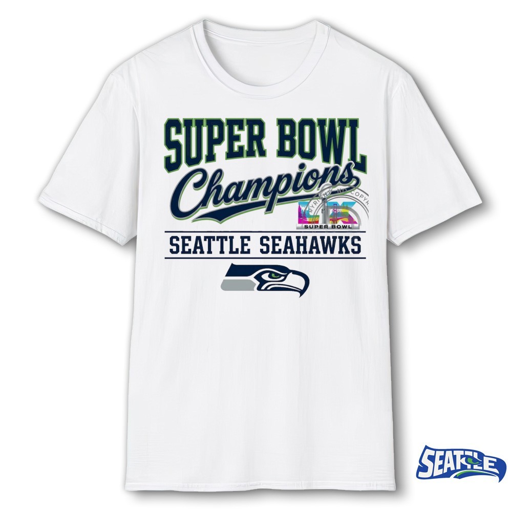 2025 Super Bowl LX Champions Seattle Seahawks Logo Shirt 2025 Super Bowl LX Champions Seattle Seahawks Logo Shirt