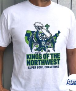 2026 Seattle Seahawks Super Bowl LX Champions Kings Of The Northwest MascoUnisex Shirt