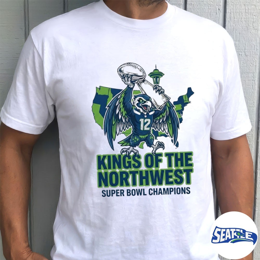 2026 Seattle Seahawks Super Bowl LX Champions Kings Of The Northwest MascoUnisex Shirt 2026 Seattle Seahawks Super Bowl LX Champions Kings Of The Northwest MascoUnisex Shirt
