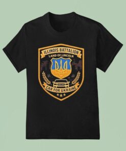 50 States For Ukraine Illinois Battalion Shirt
