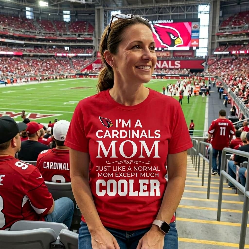 A Normal Cardinals Mom Except Much Cooler Arizona Cardinals Unisex Shirt A Normal Cardinals Mom Except Much Cooler Arizona Cardinals Unisex Shirt
