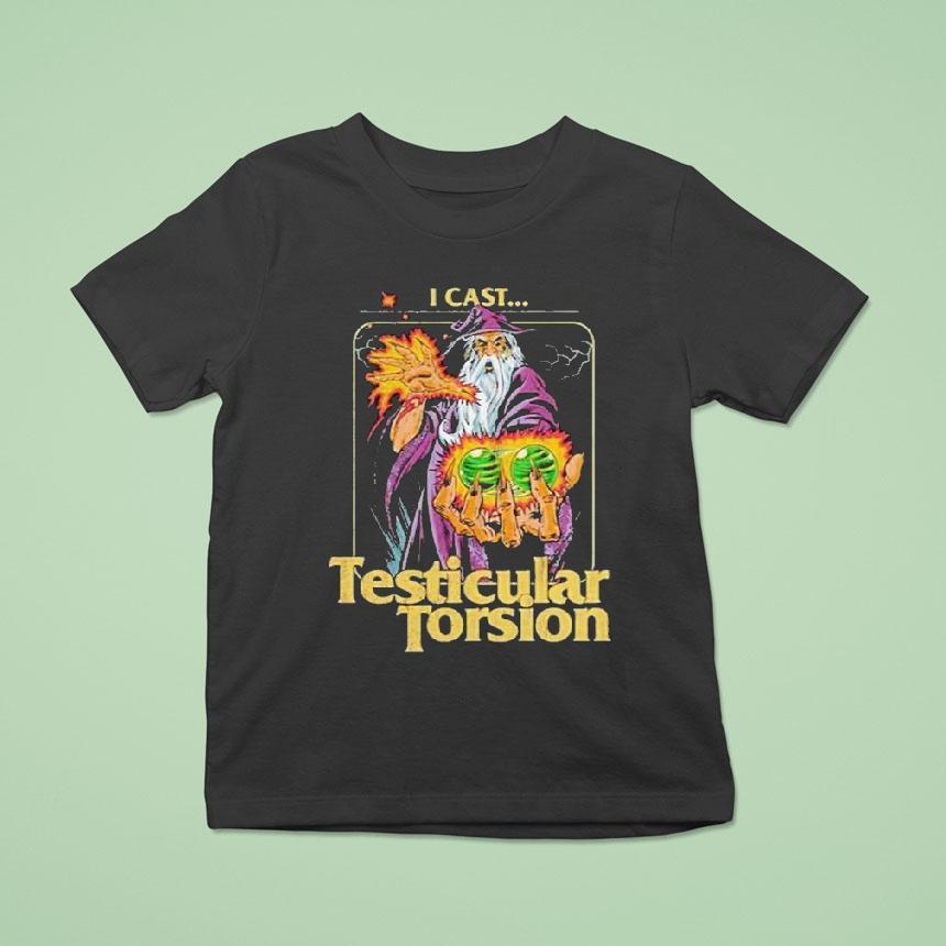 Aidan Wachter I Cast Testicular Torsion Wizard Shirt Aidan Wachter I Cast Testicular Torsion Wizard Shirt