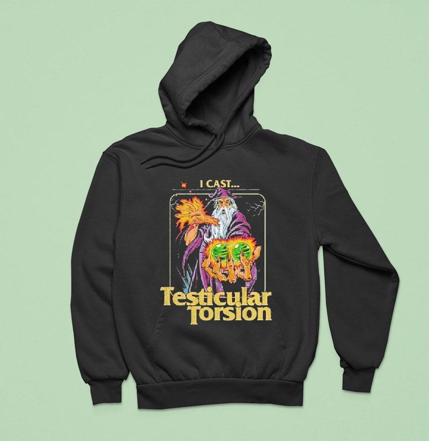 Aidan Wachter I Cast Testicular Torsion Wizard Shirt Aidan Wachter I Cast Testicular Torsion Wizard Shirt